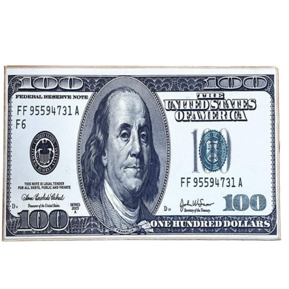 VIKAMA – Tapis long créatif en forme de dollar, antidérapant pour chambre, salon, couloir ou baie vitrée